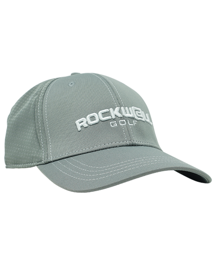 grey plaid rockwell golf hat