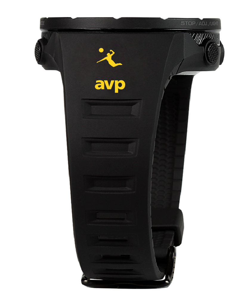Coliseum Fit Black with AVP Logo printed on band