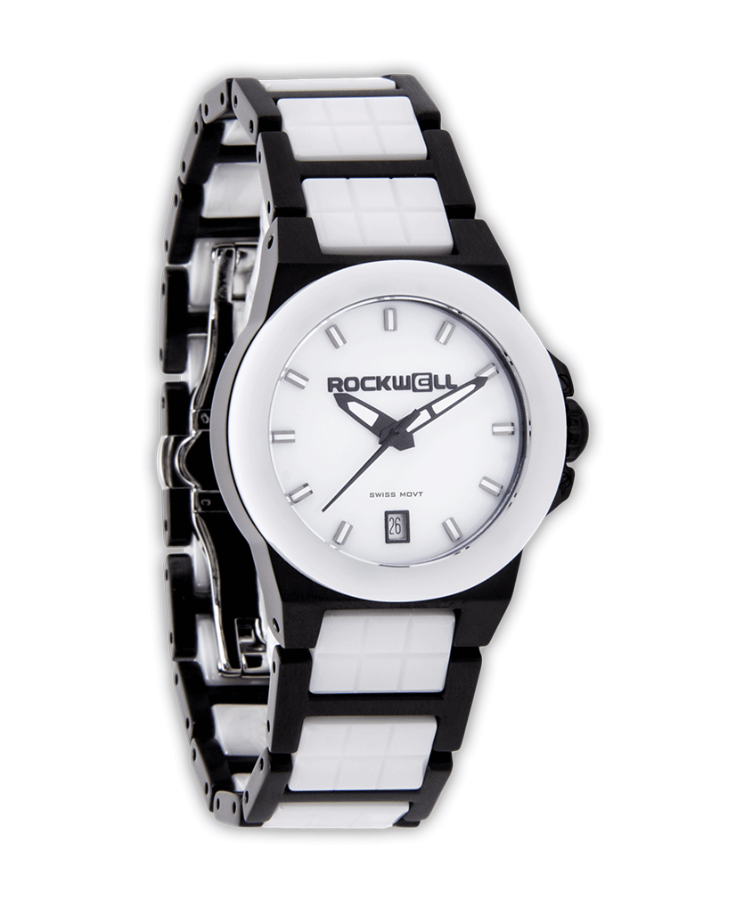 Katelynn Black - White Ceramic - Watch