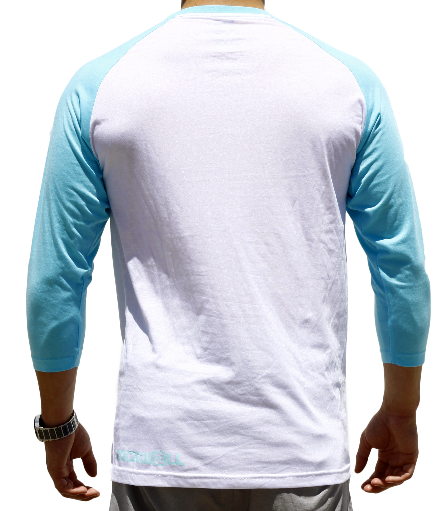 back of man wearing Watch Co Slugger Turquoise