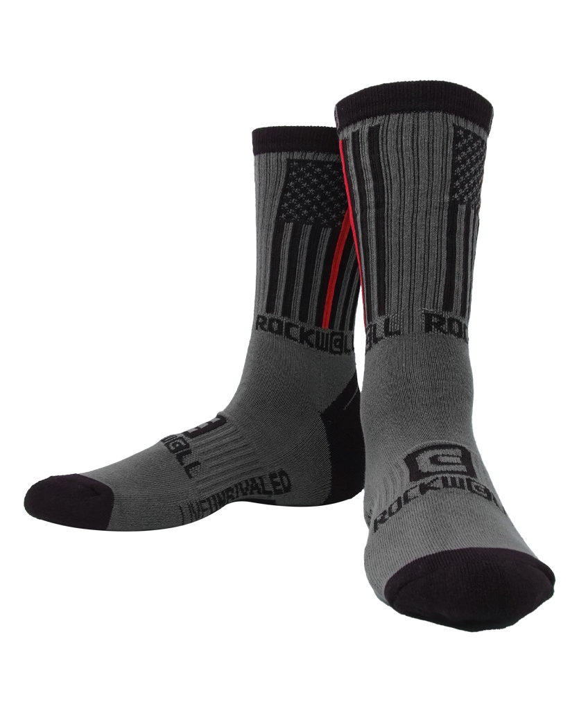 Thin Red Line Flag Socks