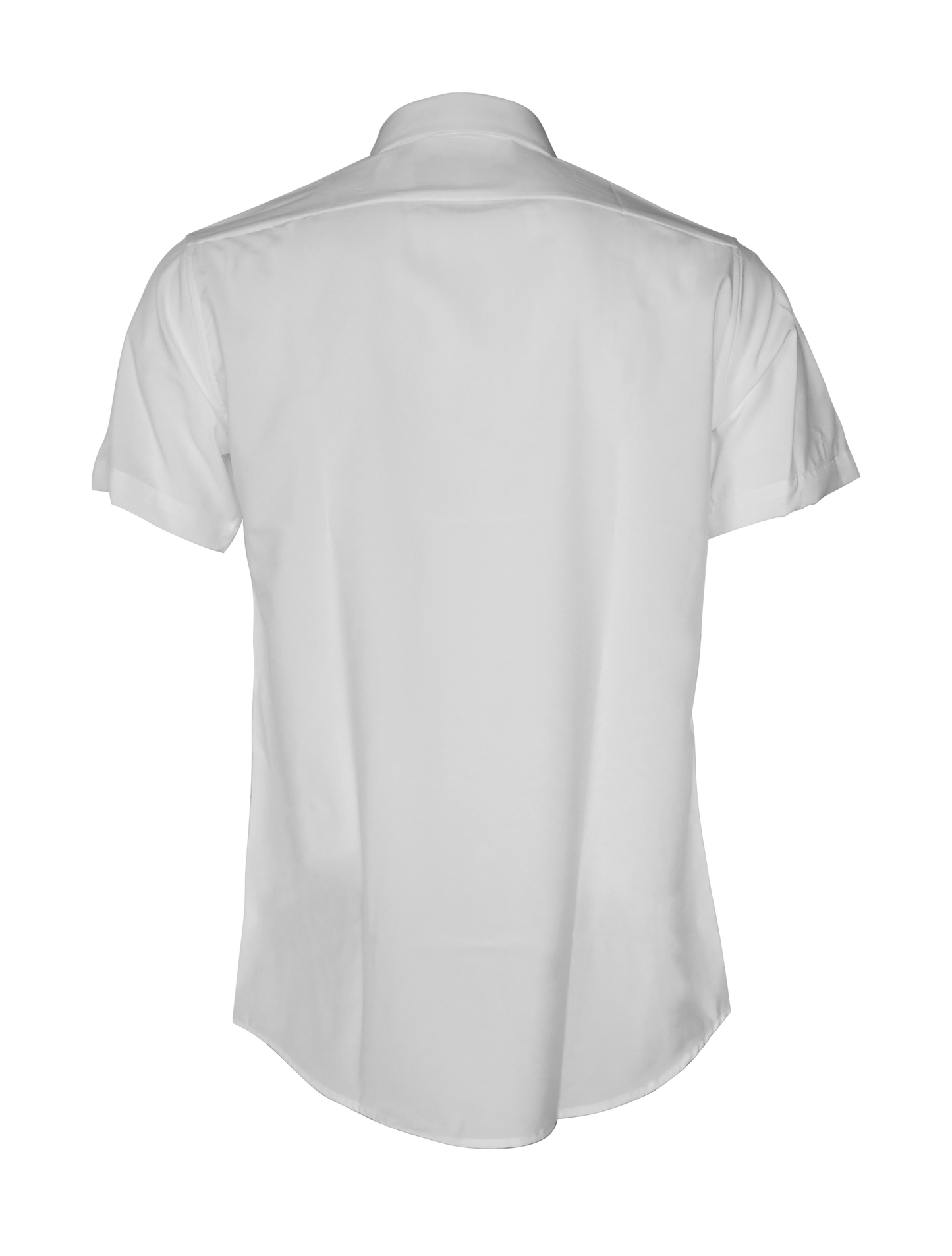 White Short Sleeve button up