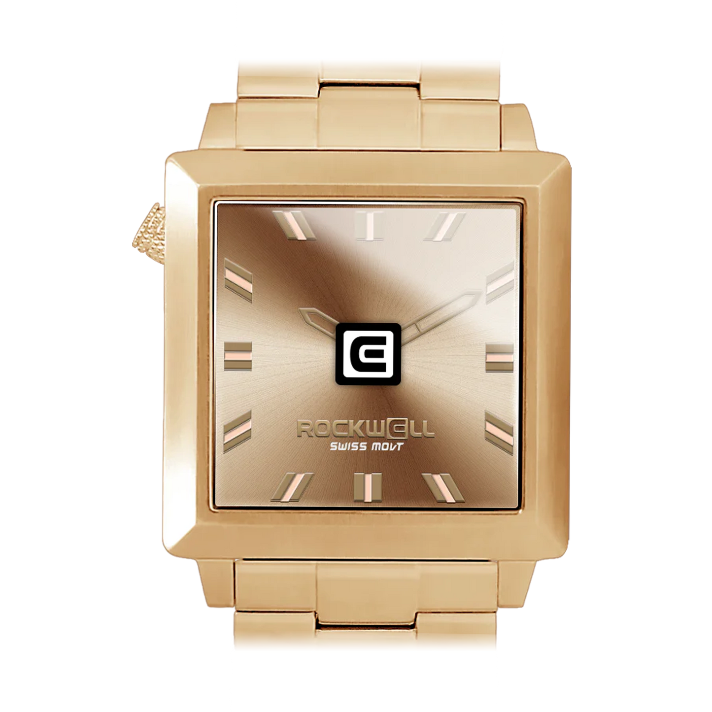 40mm2 rose gold case and dial