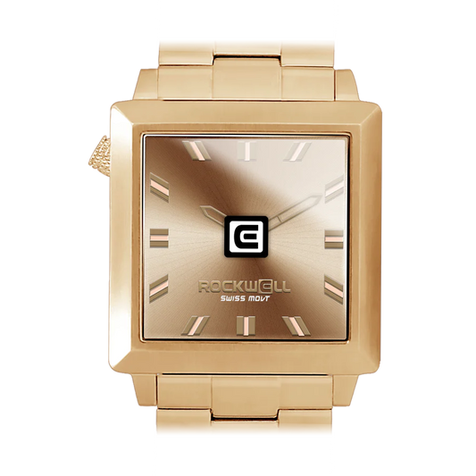 40mm2 rose gold case and dial