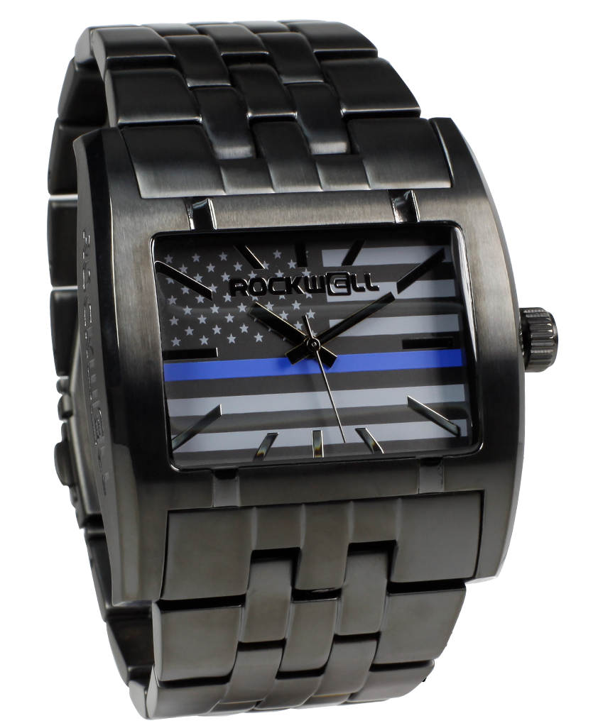 Gunmetal Apostle with Custom Thin Blue Line Dial