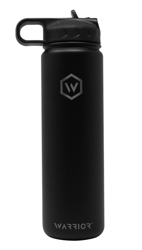 Black Rockwell Warrior Flask