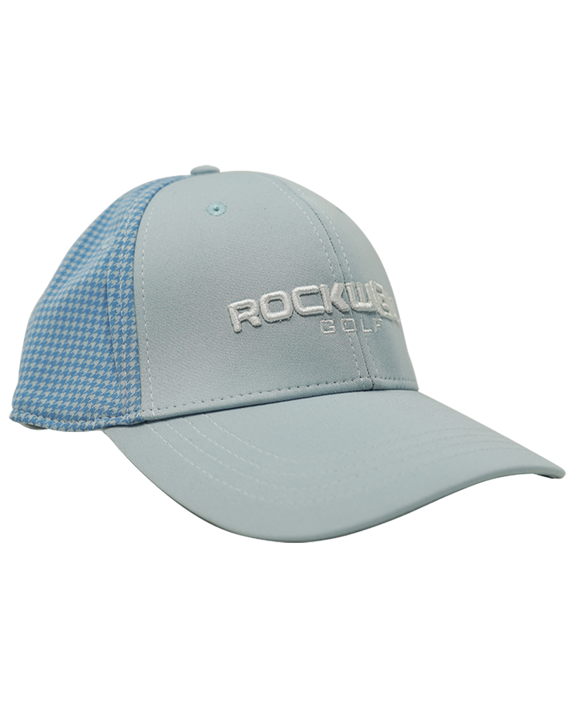 baby blue plaid rockwell golf hat