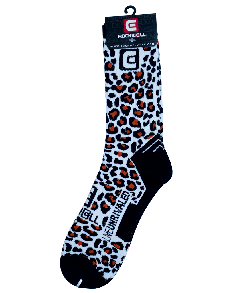 Cheetah Print Rockwell Socks
