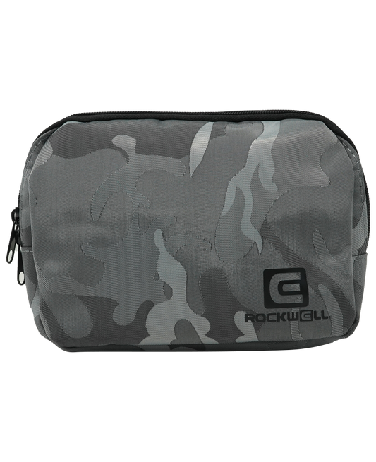 gray camo mini fanny pack
