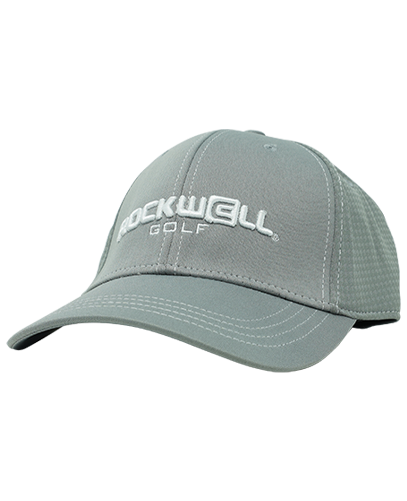 grey plaid rockwell golf hat