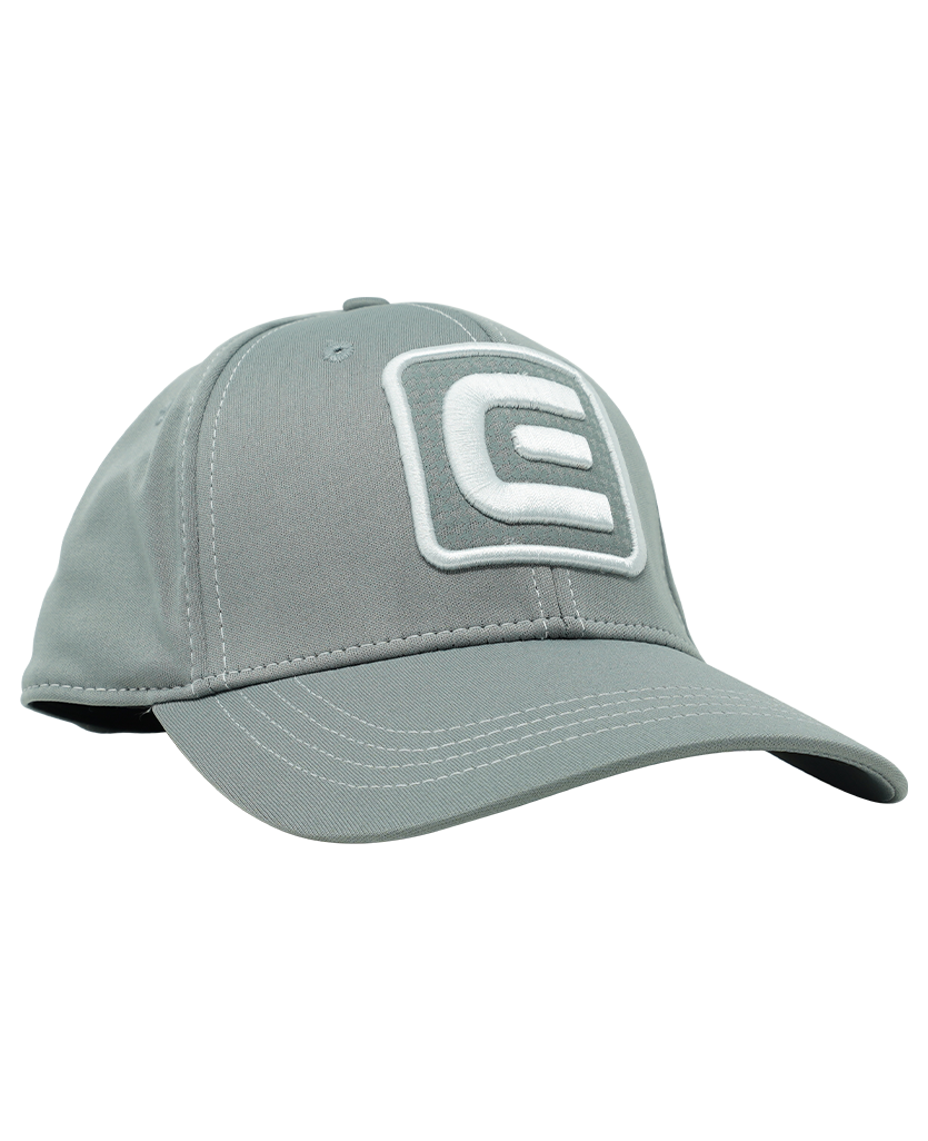 Rockwell Golf Series gray Hat with rockwell e logo  