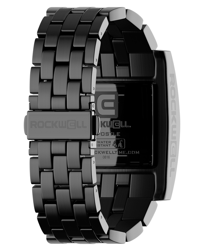 no retreat gunmetal apostle analog watch