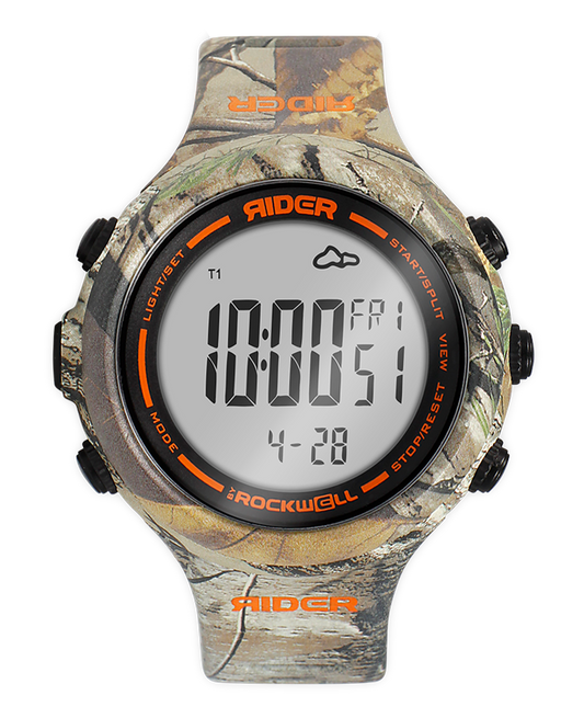 real tree camouflage iron rider digital watch