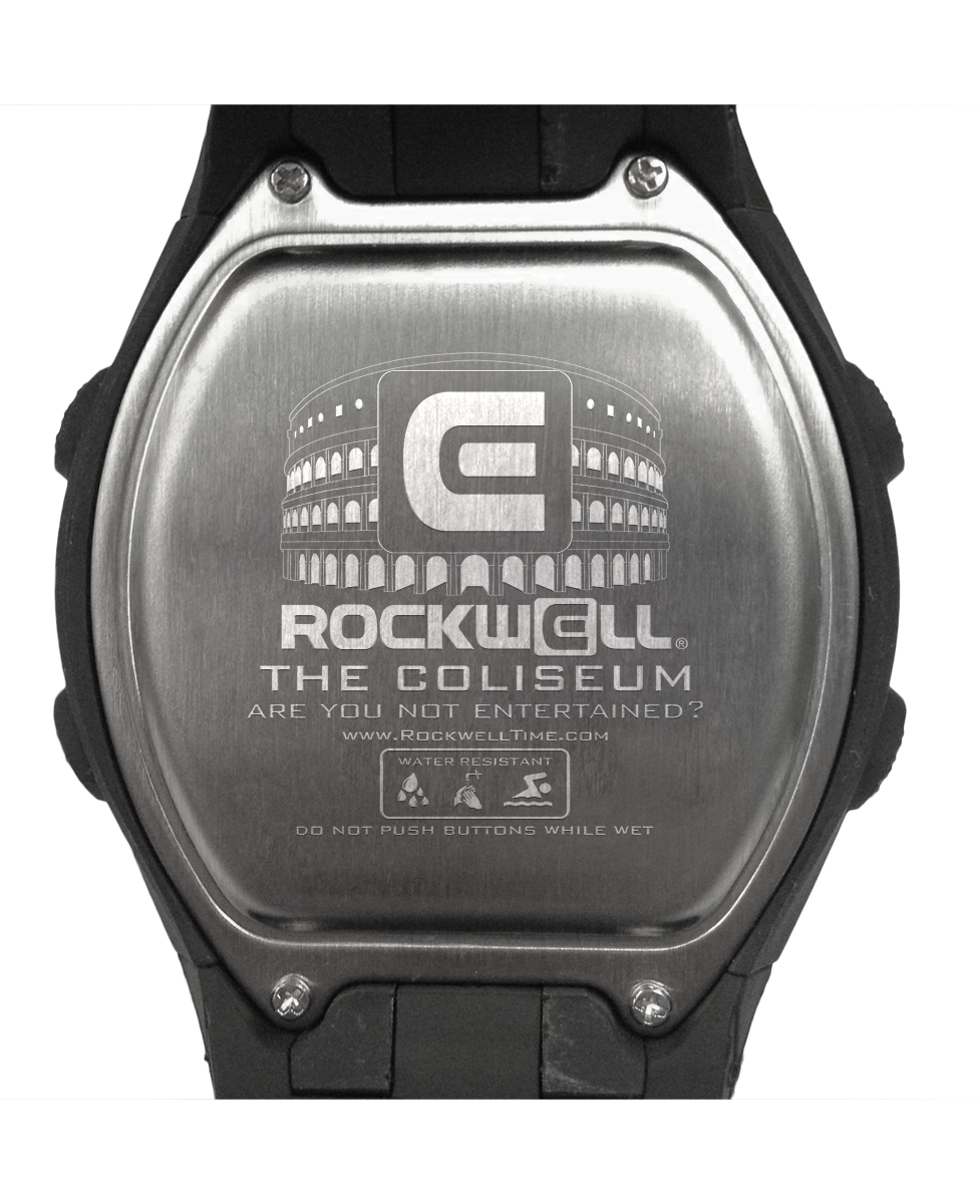 phantom black coliseum digital watch with United States marines bands