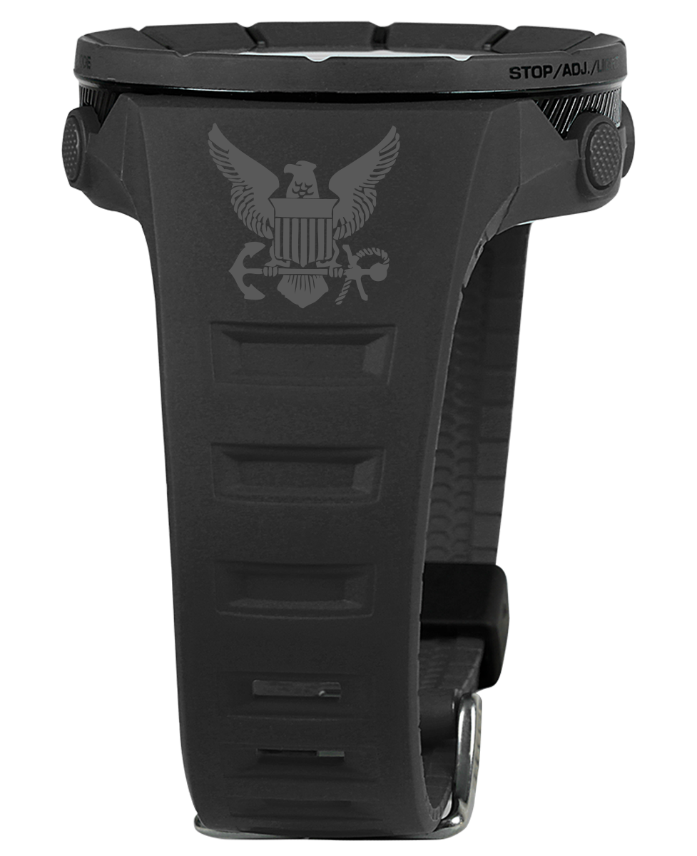 phantom black coliseum digital watch with United States Navy bands  Edit alt text