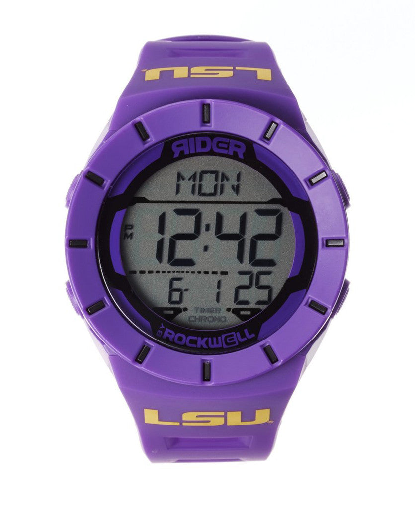 Purple and Black Coliseum with Custom LSU Bands