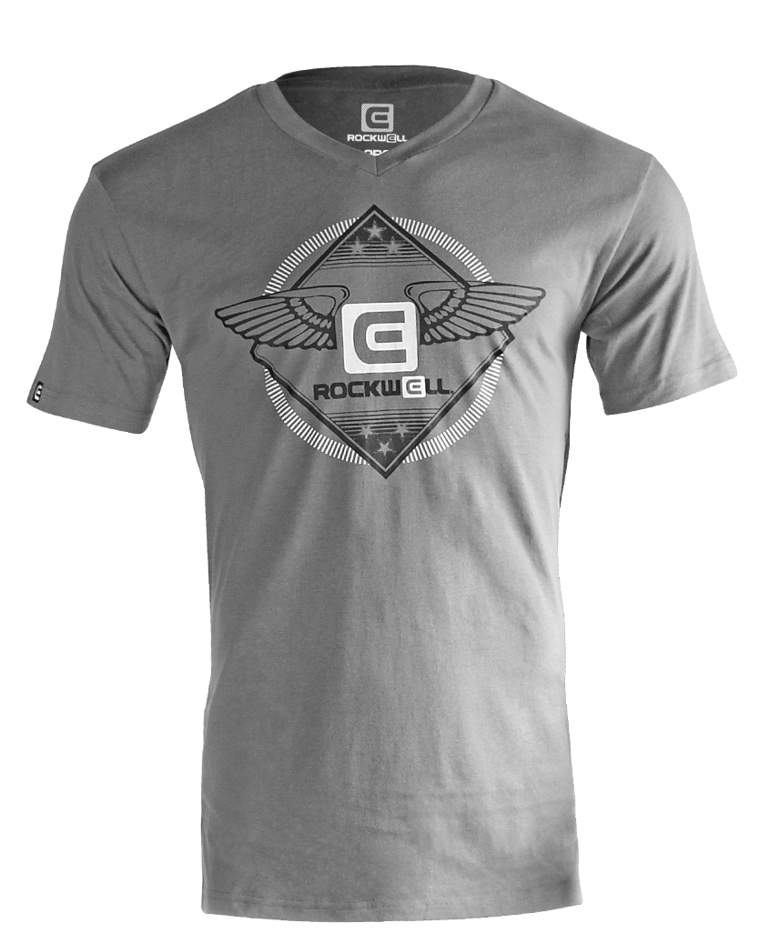Men's grey FlyTime V-Neck