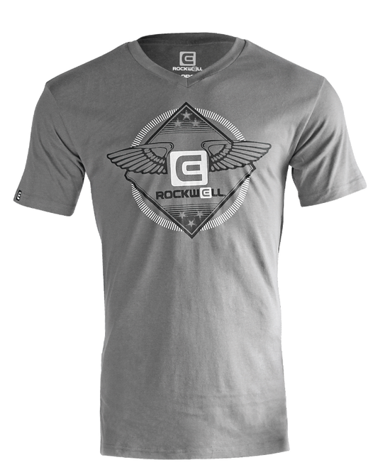 Men's grey FlyTime V-Neck