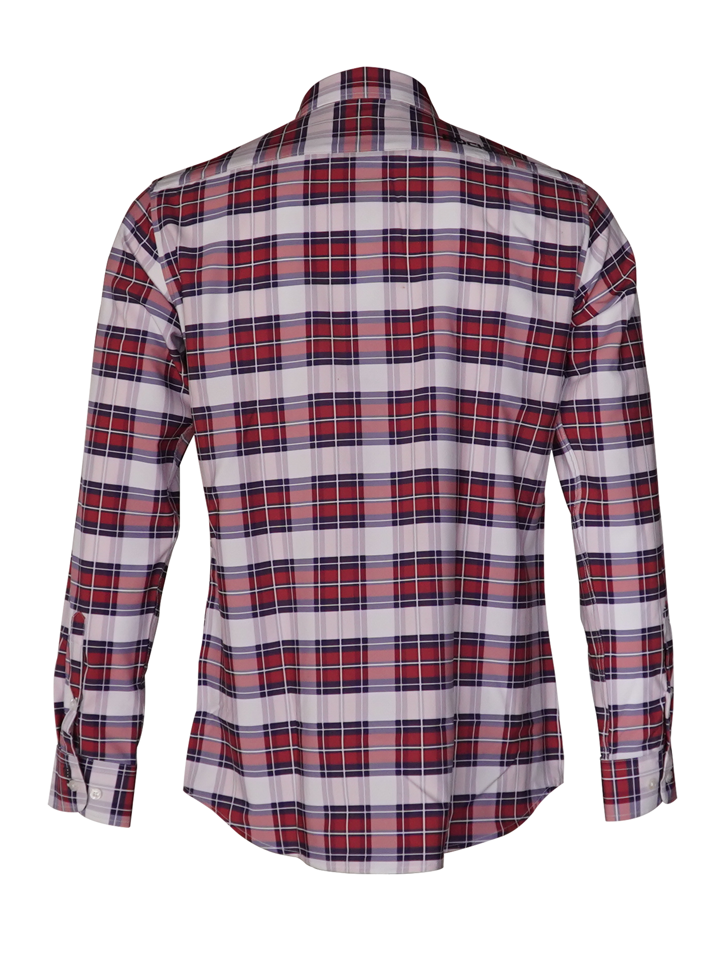 Red White plaid Titan Dress shirt  Edit alt text
