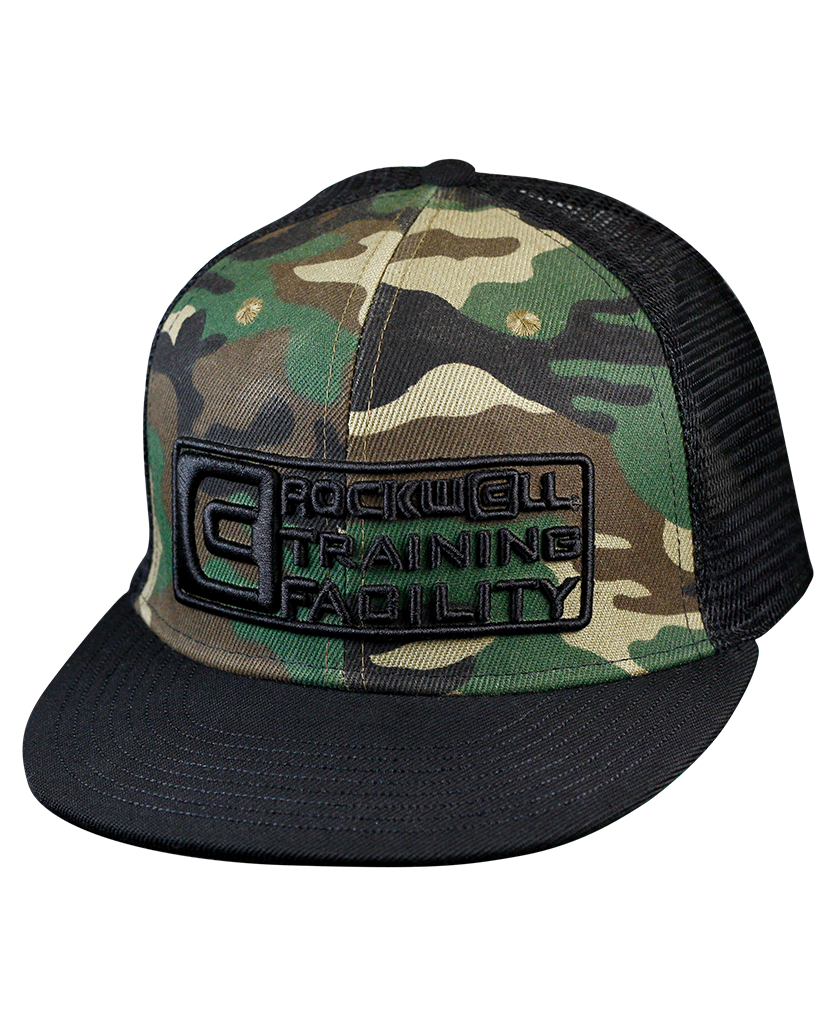 RTF camo Snapback Trucker Hat Mesh 
