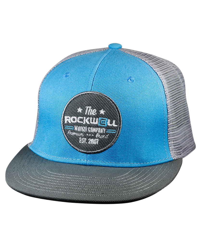 Snapback Trucker Hat Watch Co Shark blue / Gray mesh back