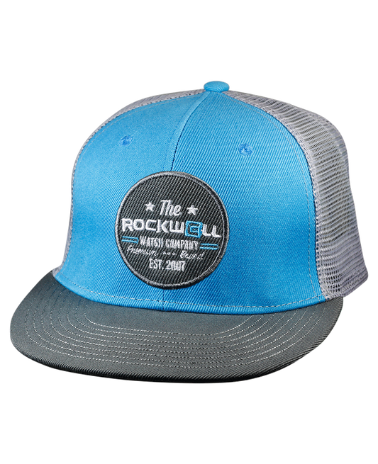 Snapback Trucker Hat Watch Co Shark blue / Gray mesh back