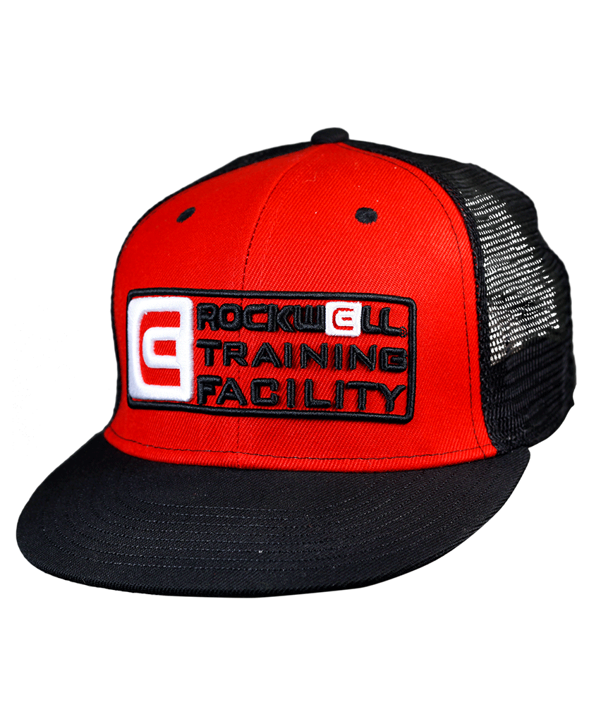 RTF Snapback Trucker Hat Red/Black Mesh back