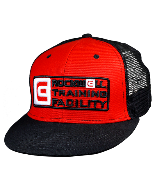 RTF Snapback Trucker Hat Red/Black Mesh back