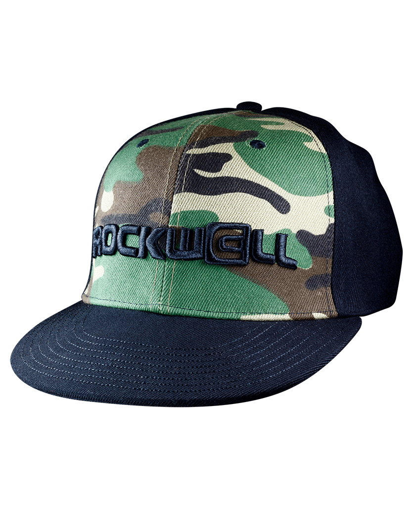 Snapback Hat RCK Camo/Black