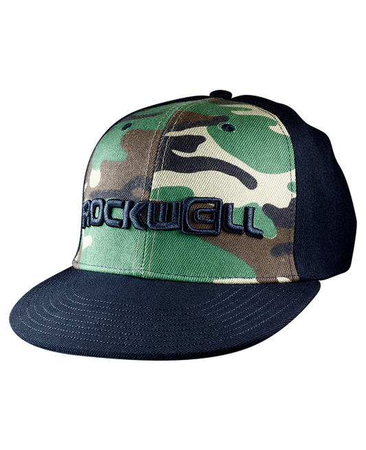 Snapback Hat RCK Camo/Black