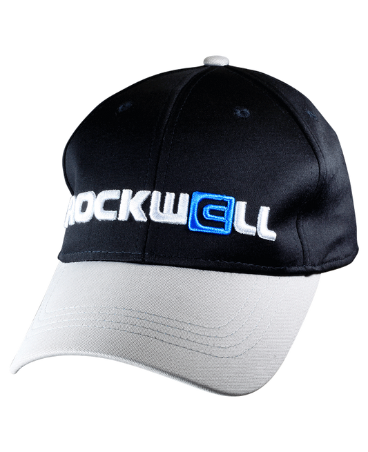 Rockwell - golf hat Black/Blue grey bill 