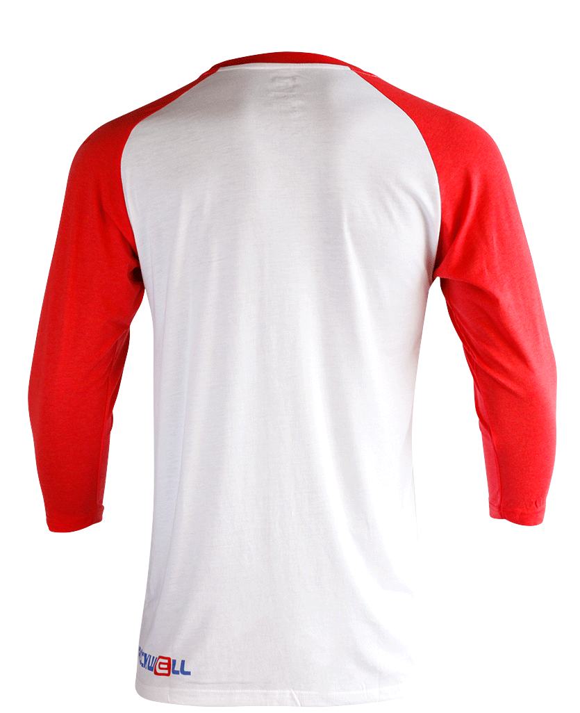 back of Men's Watch Co Slugger Red