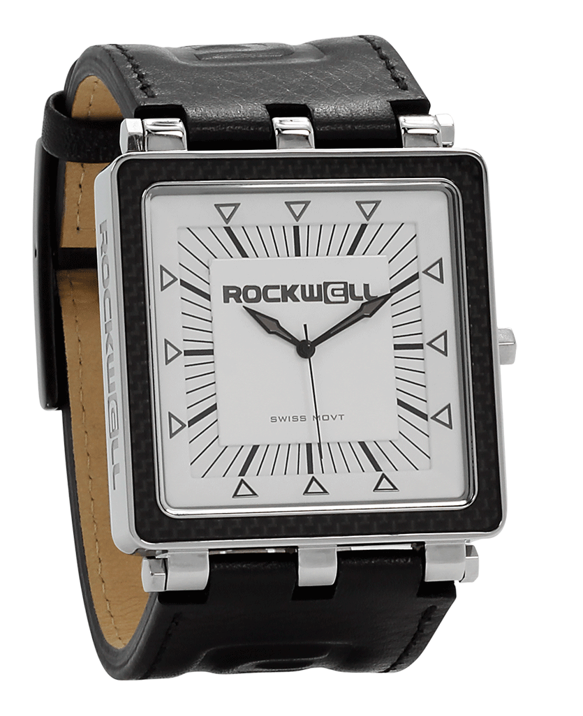 CF Black Leather and White/black dial - Watch)