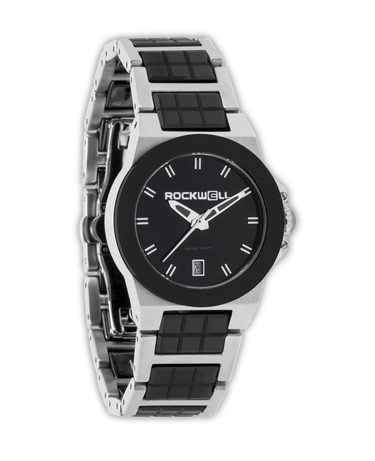 Katelynn Silver/Black Ceramic - Watch
