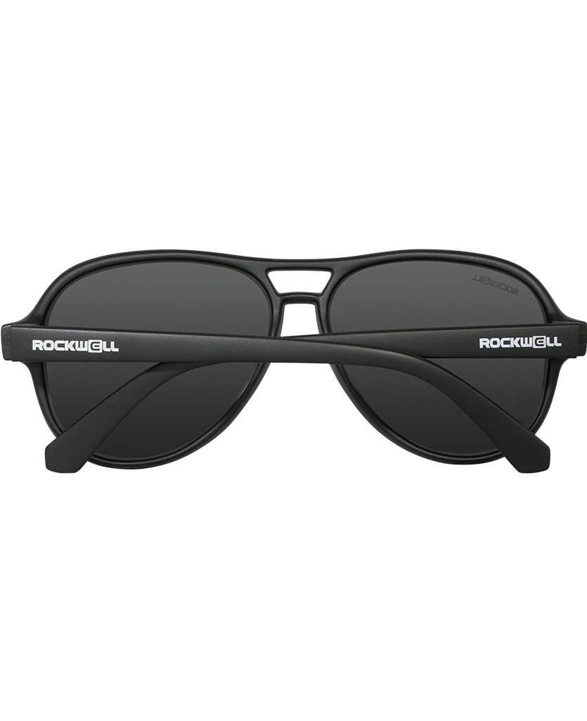 The Casino - Matte Black with Flash Silver Lens
