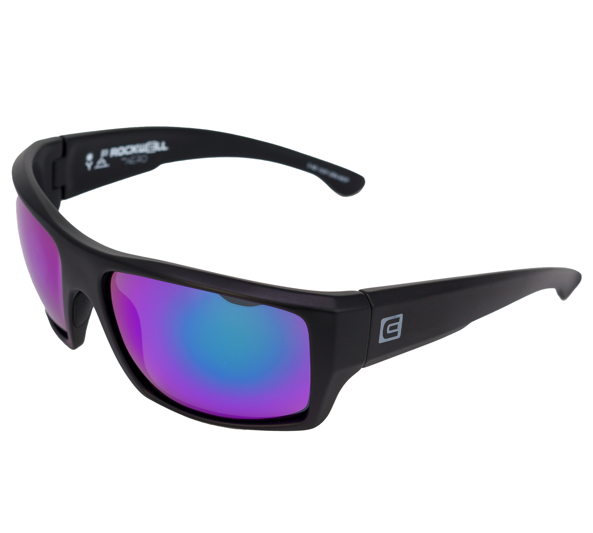Nero Black Frame Green Lens tilt side angle