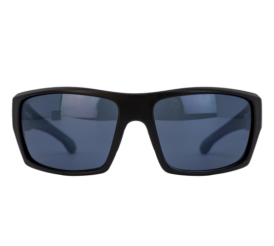 Nero Black Frame Grey Lens Front Angle
