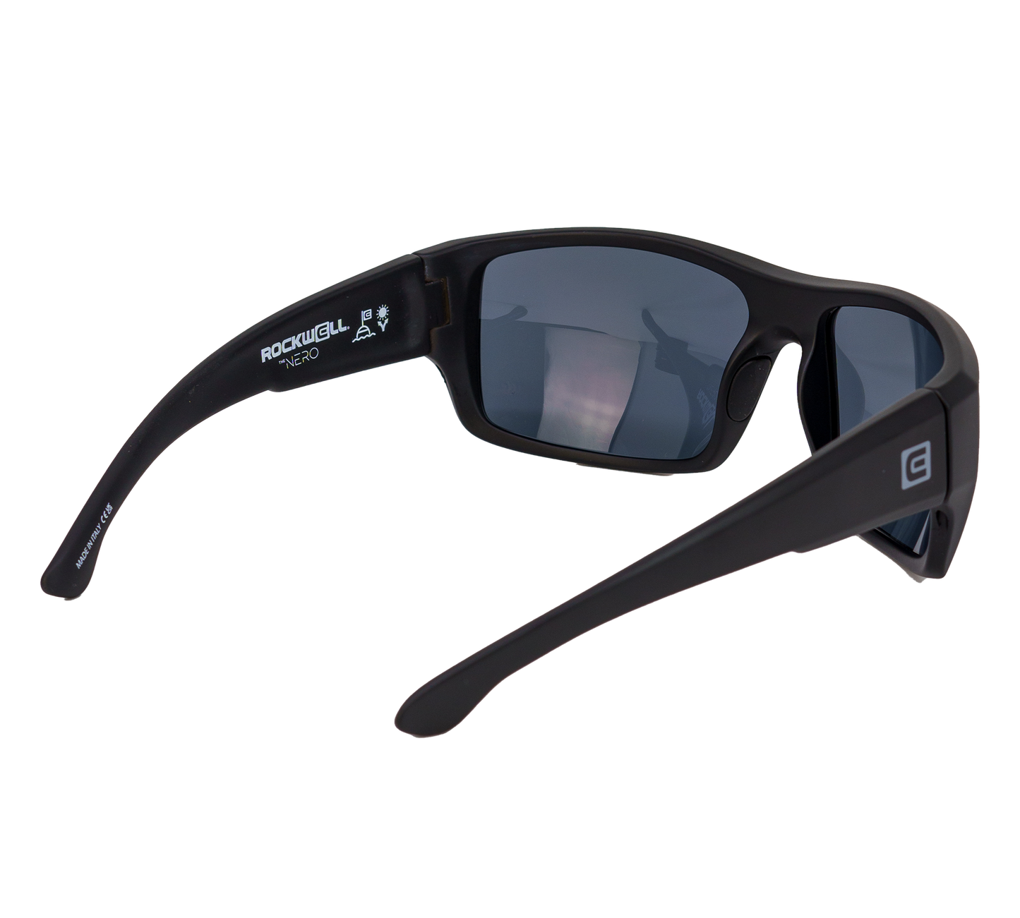 Nero Black Frame Grey Lens Back side Angle