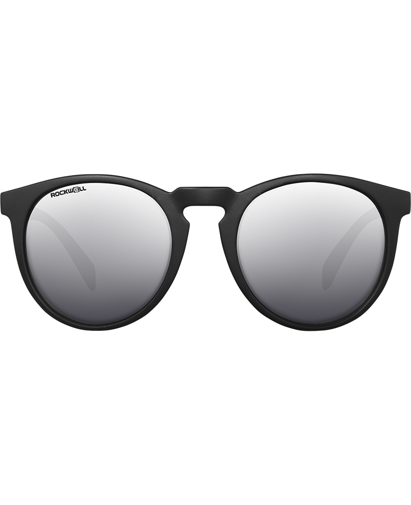 The Stella - Matte Black w/Silver Lens
