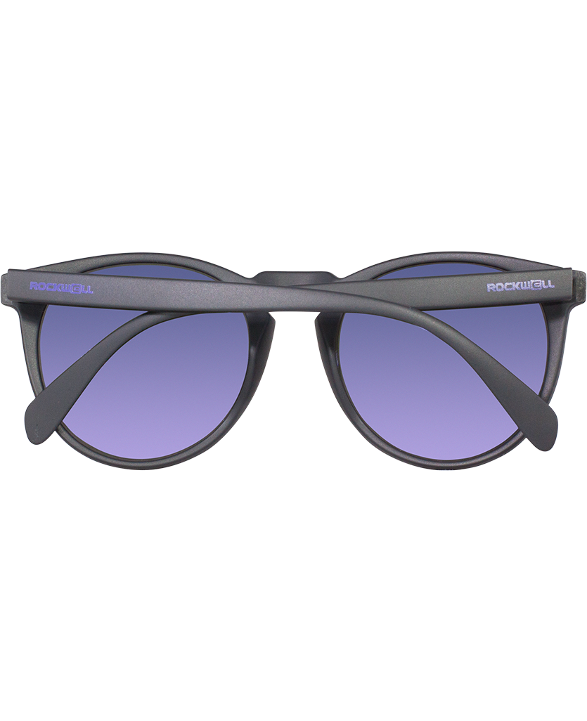 The Stella - Matte Gray w/Purple Lens