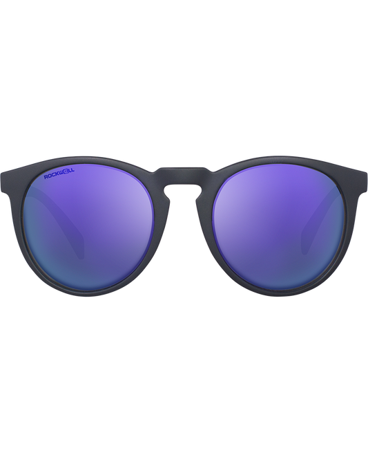The Stella - Matte Gray w/Purple Lens