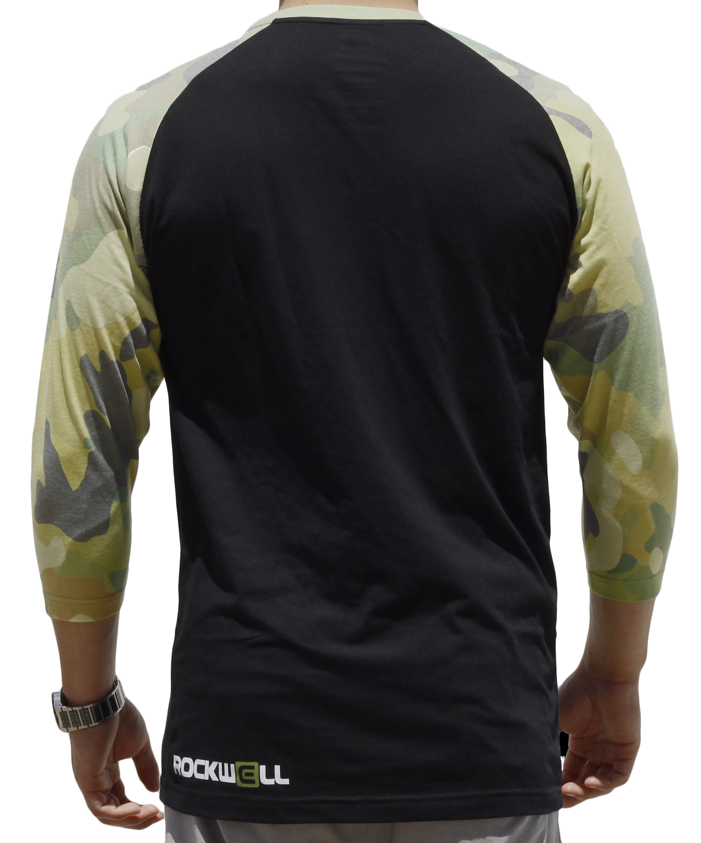 back of man wearing Shield Slugger Camo
