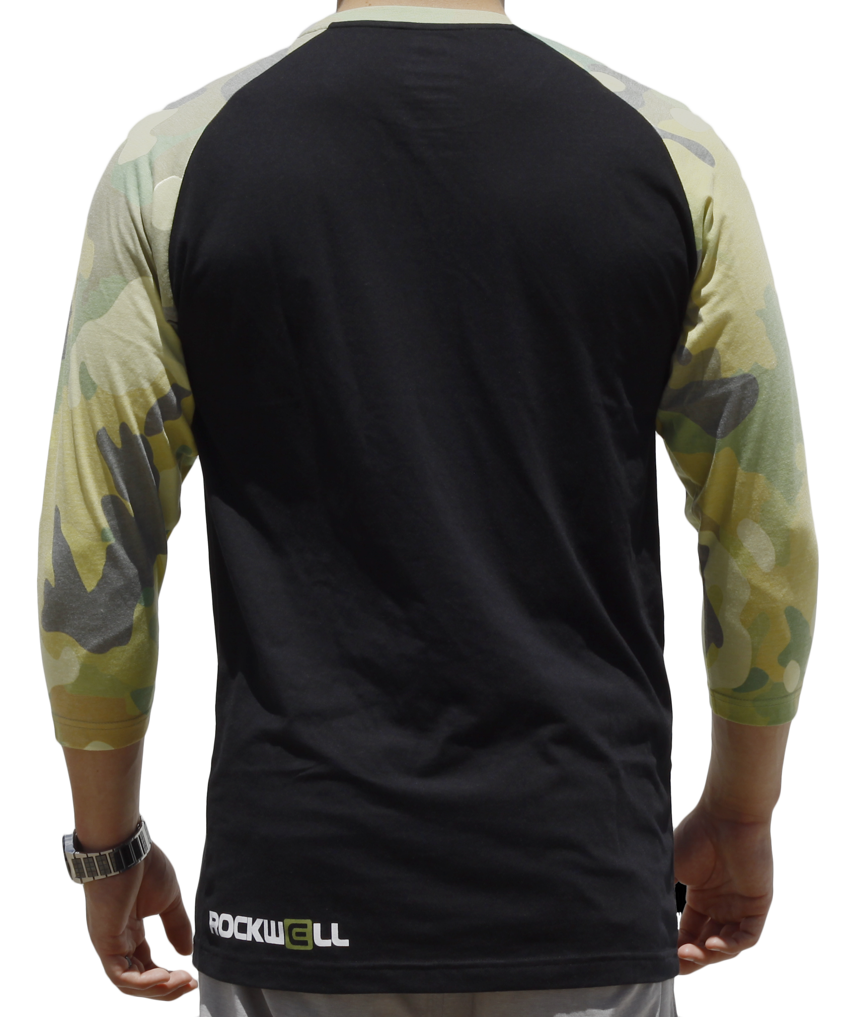 back of man wearing Shield Slugger Camo