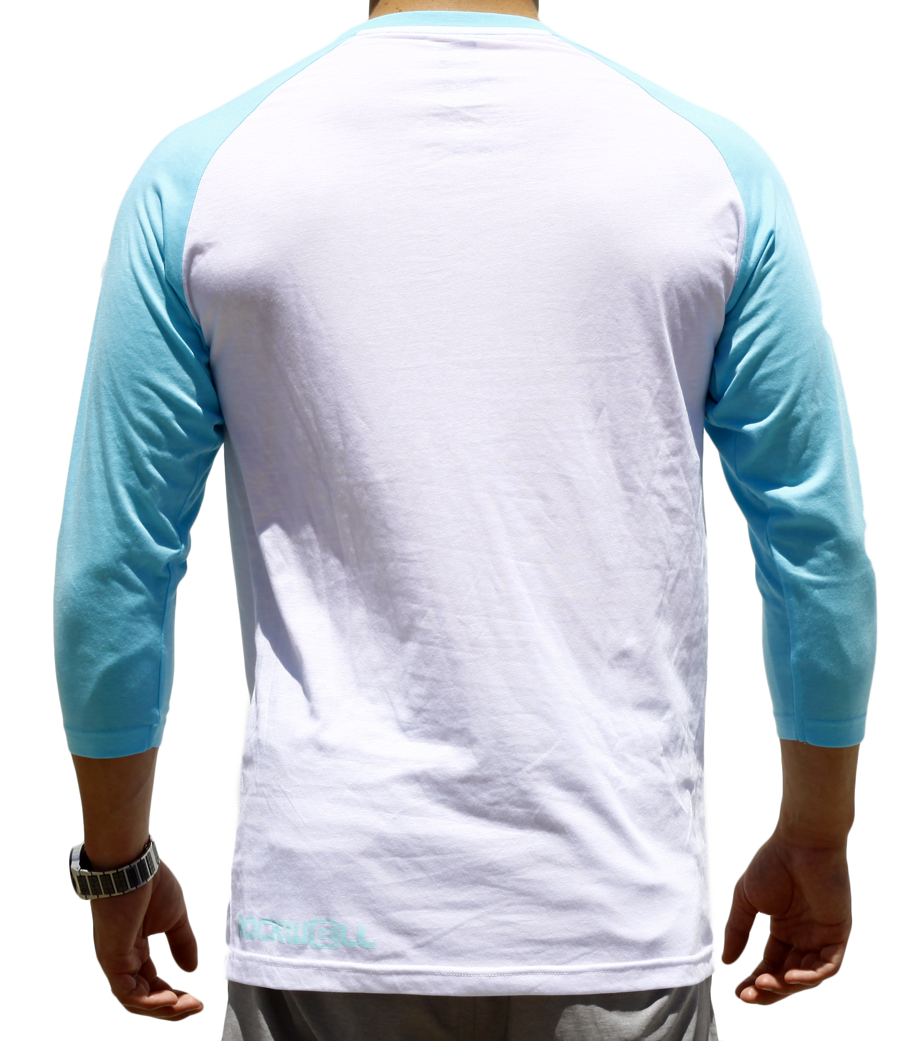 back of man wearing Watch Co Slugger Turquoise