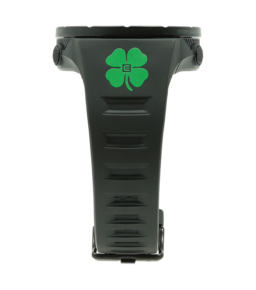 Coliseum Fit™ - Shamrock Edition (Phantom Black with green shamrock printed on band - Watch)