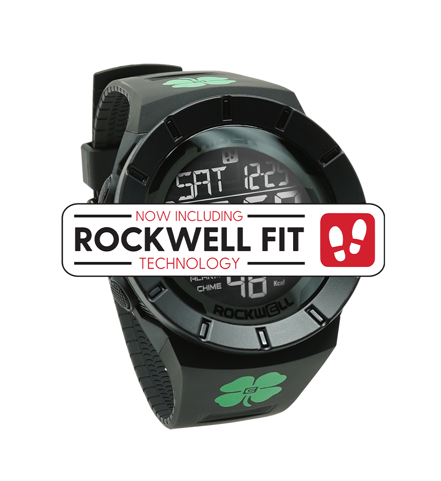 Coliseum Fit™ - Shamrock Edition (Phantom Black with green shamrock printed on band - Watch)