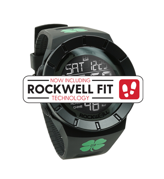 Coliseum Fit™ - Shamrock Edition (Phantom Black with green shamrock printed on band - Watch)
