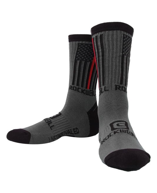 Thin Red Line Flag Socks