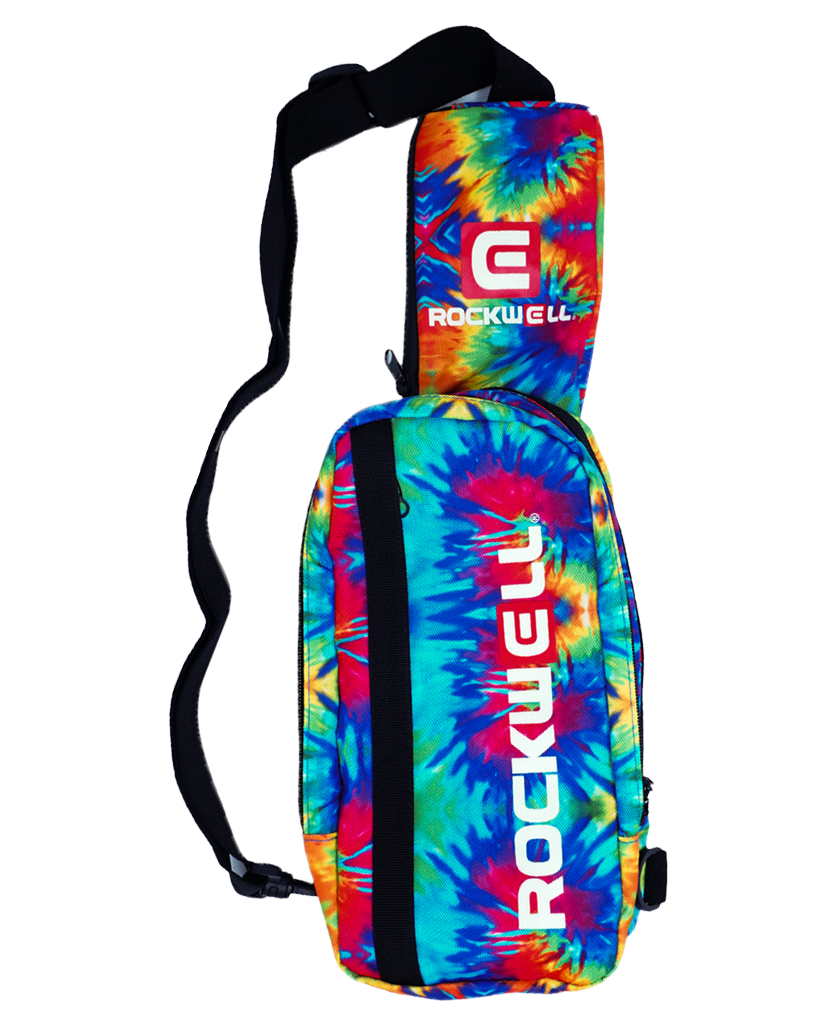 rockwell tie dye shoulder sling bag
