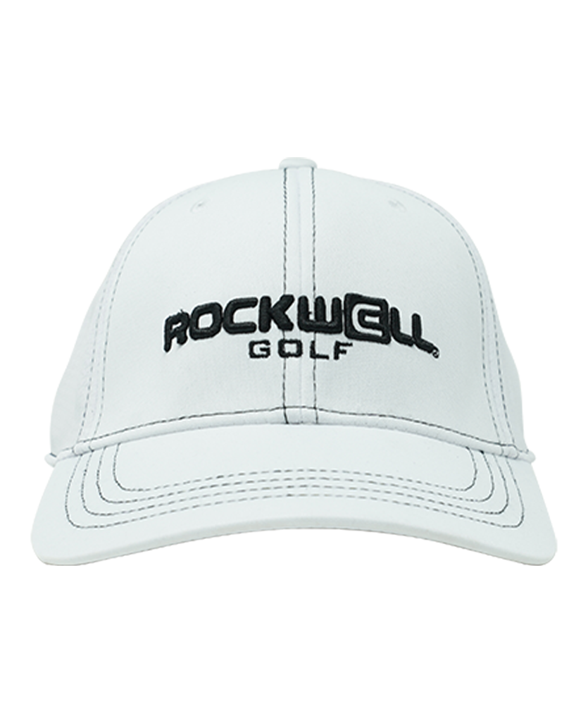 front of white Rockwell Golf Series Hat